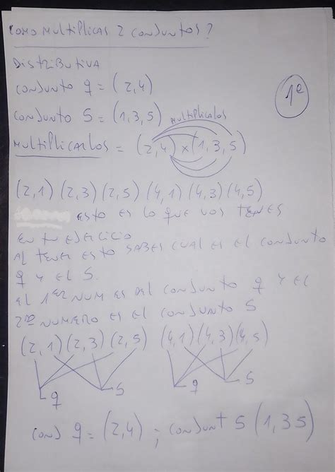 Sean los conjuntos P= {0;1; 2} y QxS= {(2;1), (2;3), (2;5), (4;1). (4;3 ...