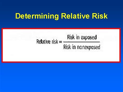 Image result for Relative risk Definition
