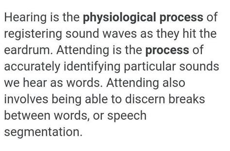 What is the psychological process of a listener compared to? - Brainly.in