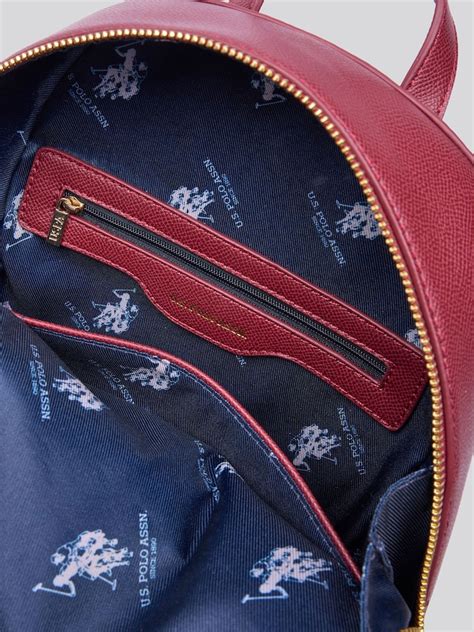 Buy U.S. Polo Assn. Red Jones Backpack PU Bag from Next India