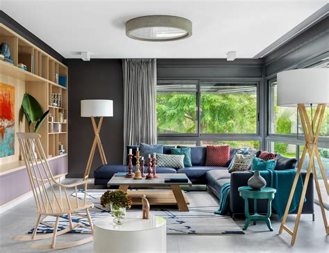 鲜艳的色调 清新的自然风格:巴塞罗那彩虹色家居设计 - 设计之家