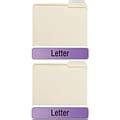 Quill Brand® File Folders, 1/3-Cut Assorted, Letter Size, Manila, 500 ...