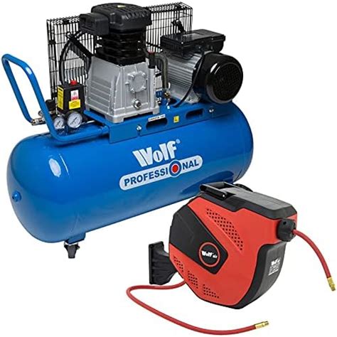Buy Wolf Dakota 100L Air Compressor 14CFM 2200w 3HP 150psi 10BAR MWP ...