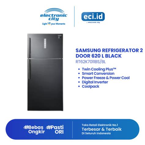 Promo Samsung Kulkas 2 Pintu 620 Liter - RT62K7011BS/BL Cicil 0% 3x ...