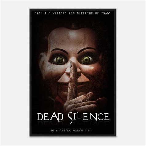 Dead Silence Movie Poster, Dead Silence Classic Vintage Movie Poster ...