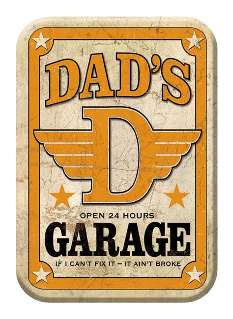 Buy Desperate Enterprises Dad's Garage Refrigerator Magnet, 2" x 3 ...