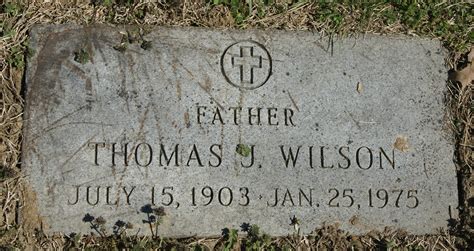 Thomas J. Wilson (1903-1975) - Mémorial Find a Grave