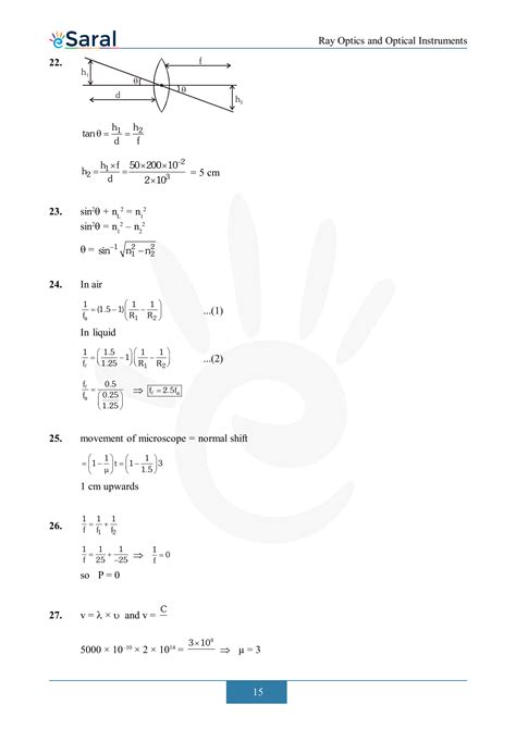 Ray Optics and Optical Instruments - NEET Previous Year Questions with ...
