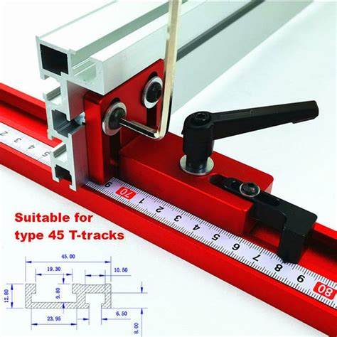 35/45 T-Slot Miter Track Stop Sliding Miter Gauge | Ubuy India