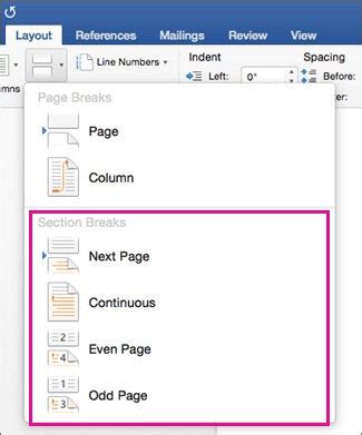 How to Insert a Section Break in Microsoft Word: A Quick Guide