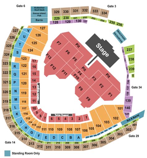 Target Field Seating Map | Cabinets Matttroy