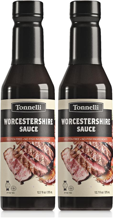 Amazon.com : Tonnelli Vegan Friendly Worcestershire Sauce 12.7oz (2 ...