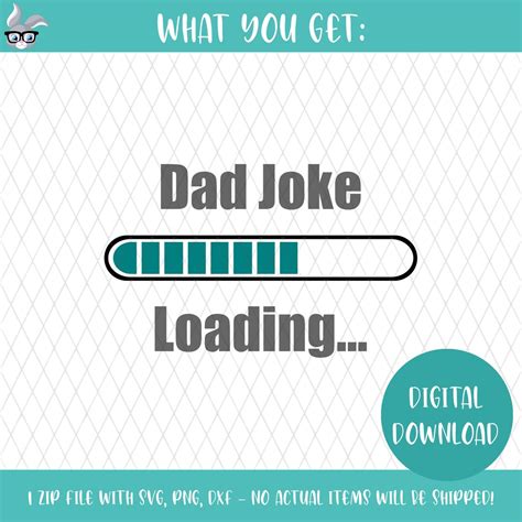 Buy Dad Joke Loading... SVG PNG PDF Printable Online in India - Etsy