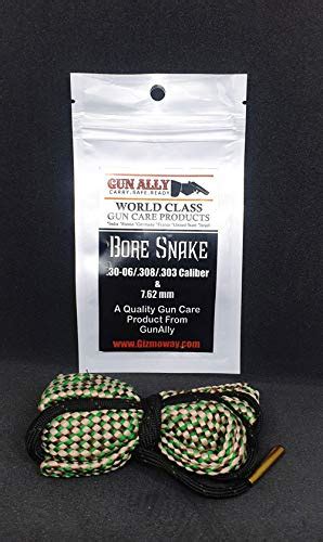 GunAlly Bore Snake Rifle Firearm Shotgun Handgun Bore Cleaner (Choose ...