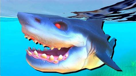 海底大猎杀：变身无敌巨齿鲨！连同类鲨鱼都不放过！_好看视频