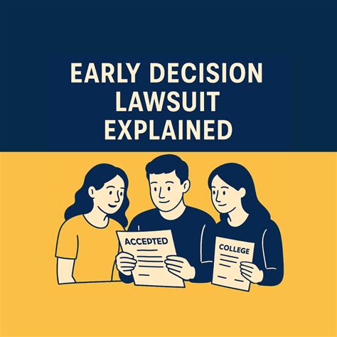 Early Decision Lawsuit Explained | What Students Should Know