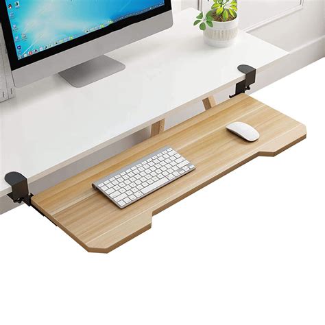 Adjustable Keyboard Tray Pull Out Keyboard Stand Ergonomic Keyboard ...