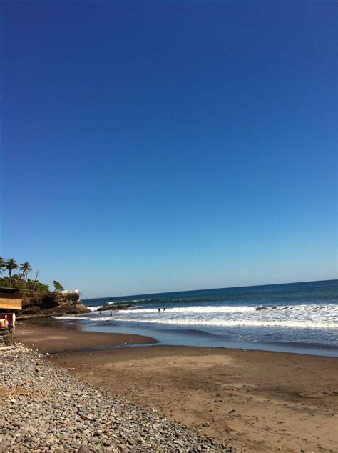 El Salvador Beaches Map - SAERVO