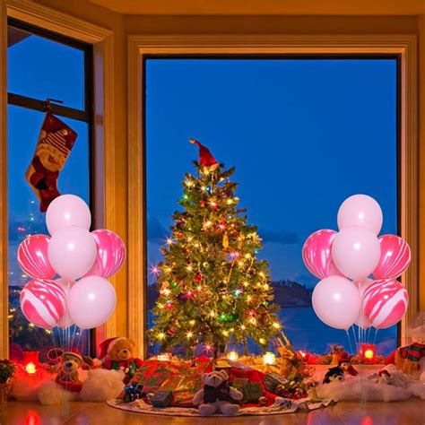 Buy SIENON Balloon Stand Kit-6 Pack Balloon Table Stands with Base ...