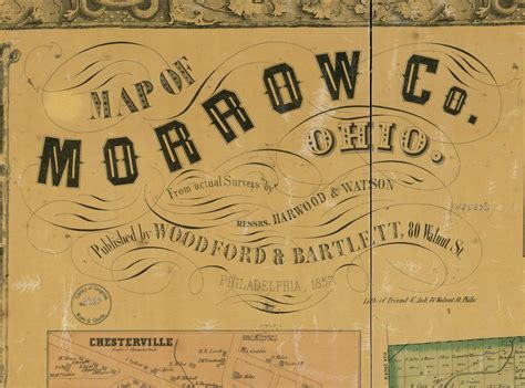 Title of Source Map - Morrow Co., Ohio 1857 - NOT FOR SALE - Morrow Co ...