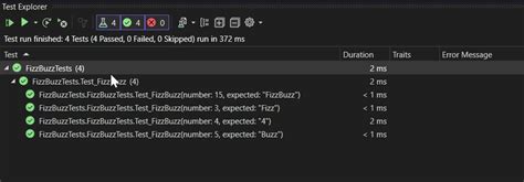 xUnit Test Cases in .Net Core Example 的图像结果