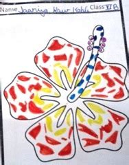 Mosaic Art Hibiscus Flower