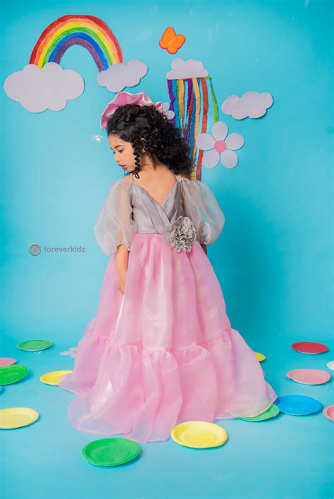 Buy Pink Frilly Gown for Little Girls Online - ForeverKidz
