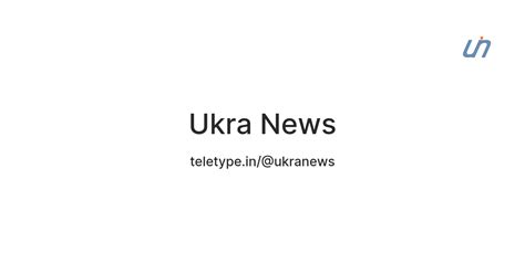 Ukra News — Teletype
