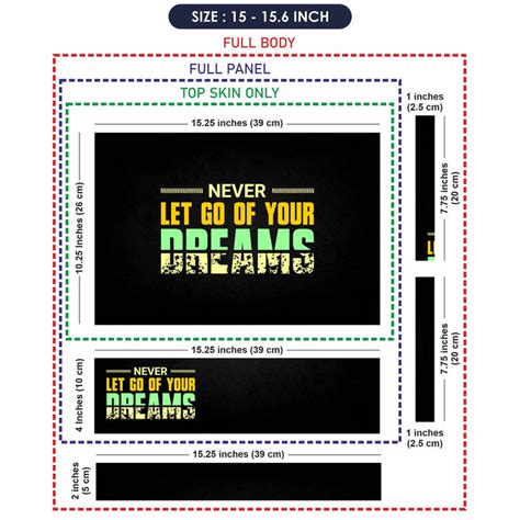 Shop Never Let Go of Your Dreams Laptop Skin | Buy Online Now – SkinsLegend