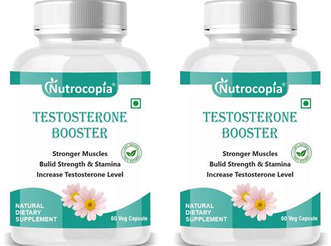 Nutrocopia Testosterone Booster Capsule - Natural Dietary Supplement ...