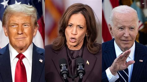 Trump, Harris and Biden speeches after Election Night 2024 ...