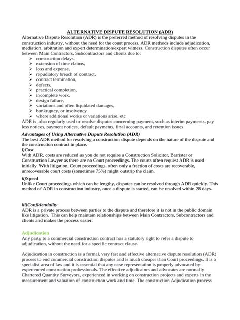 Alternative Dispute Resolution Guide 的图像结果