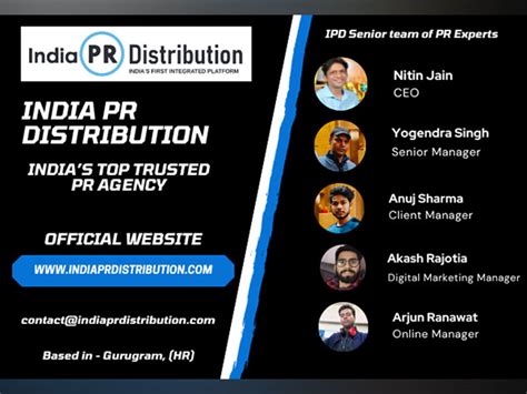 How to Contact official website of India PR Distribution