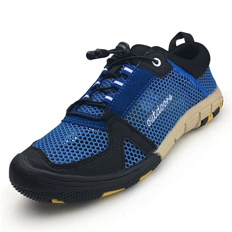 9.06$ Men Soft Sole Slip On Water Shoes - Lightweight Breathable Mesh ...