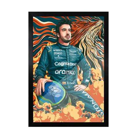 Fernando Alonso Art Frame – Frameo Store