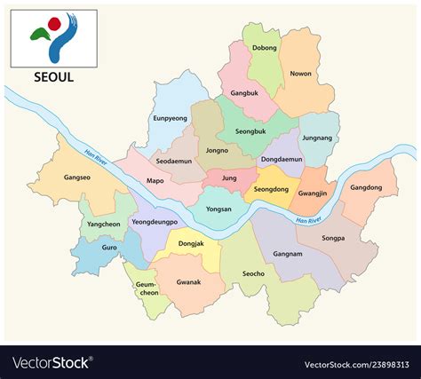Political Map Of Seoul