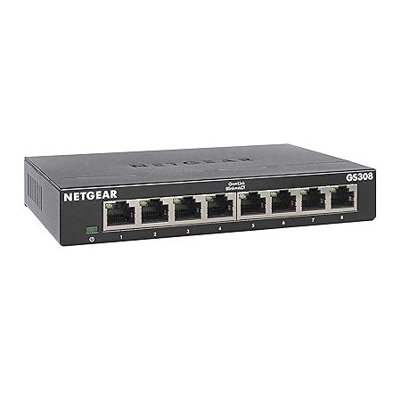 NETGEAR 8-Port Gigabit Ethernet Unmanaged Switch (GS308)