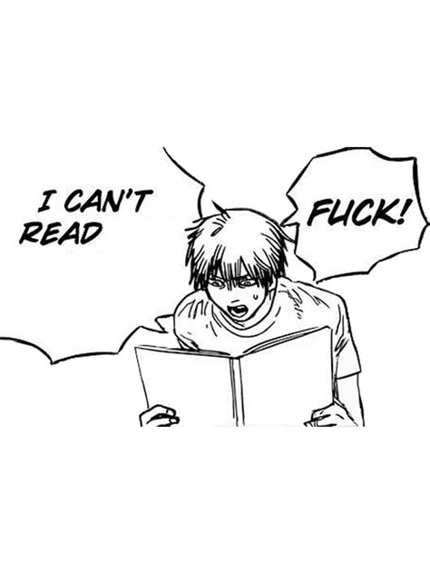 denji cant read | Inspire Uplift