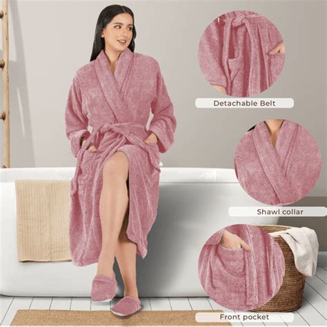 Buy Canningvale Cotton Bathrobe For Women online | Shop Rangoli