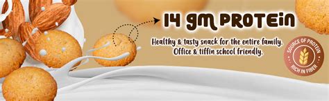 Gladful Almondy Protein Mini Cookies Biscuit For Kids And Families ...