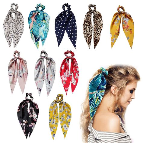 Amazing Universe Detachable super soft Ribbon Bowknot Hair Scarf ...
