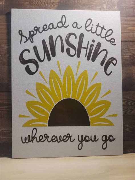 Spread a Little Sunshine Wherever You Go Wallhanging - Etsy