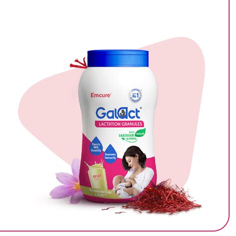 Galact Lactation Granules by Emcure - Elaichi Flavored