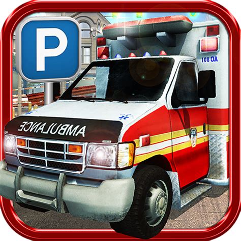EMERGENCY AMBULANCE PARKING SIMULATOR 3D - Medical Healthcare Transport ...