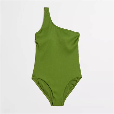 One Shoulder Ribbed One Piece Bathers | Target Australia