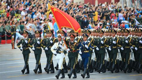 北京预演抗日战争胜利阅兵式 万余官兵参加 - BBC 中文网