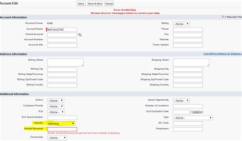 Image result for Custom Validation Rules Salesforce