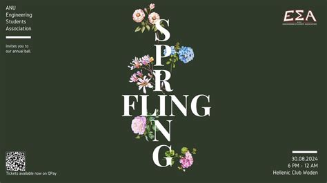 ESA 2024 Ball - Spring Fling, Hellenic Club Woden, Canberra, 30 August ...