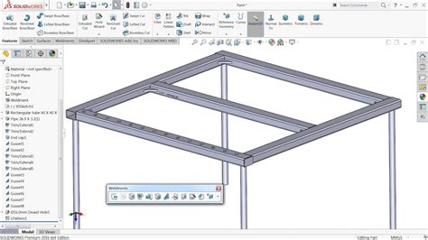 SolidWorks Welding Tutorial 的图像结果
