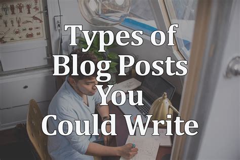 Image result for Types of Blog Posts